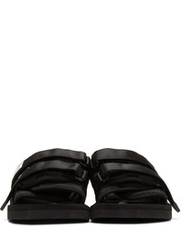 Suicoke Black Moto Sandals