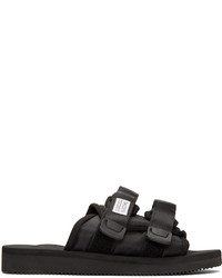 Suicoke Black Moto Sandals