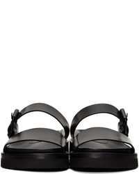 Ann Demeulemeester Black Two Strap Sandals