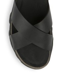 Stella McCartney Crisscross Strap Slide Sandals