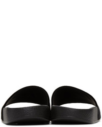 Dolce & Gabbana Dolce And Gabbana Black Velvet Luxury Hotel Sandals
