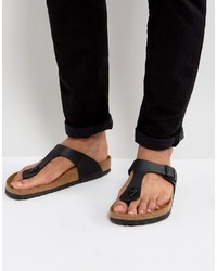 Birkenstock Gizeh Sandals In Black