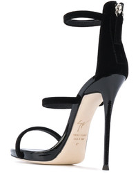 Giuseppe Zanotti Design Harmony Velvet Sandals