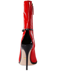 Gucci Ilse Patent 110mm Sandal Black