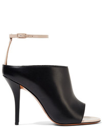 Givenchy Matte And Patent Leather Sandals Black
