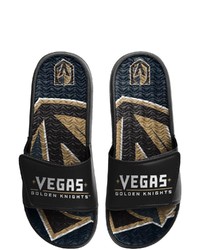 FOCO Vegas Golden Knights Wordmark Gel Slide Sandals