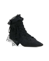 Saint Laurent Blaze 45 Lace Ankle Boots
