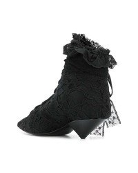 Saint Laurent Blaze 45 Lace Ankle Boots