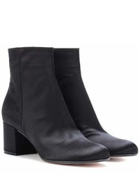 Gianvito Rossi Margaux Mid Satin Ankle Boots