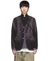 Jiyong Kim Black Polyester Blazer
