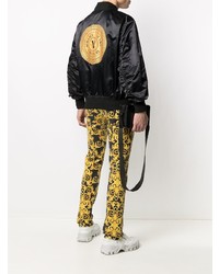 VERSACE JEANS COUTURE Logo Patch Bomber Jacket