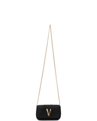 Versace Black Crystal Virtus Evening Bag