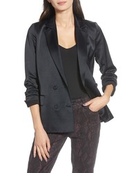 Chelsea28 Double Breasted Satin Blazer