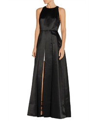 Alice + Olivia Clarebelle Layered Duchesse Satin Gown