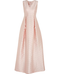 Alexis Dao Perforated Satin Twill Gown