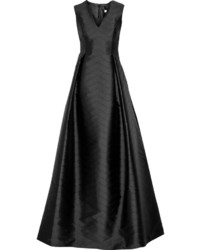 Alexis Dao Perforated Satin Twill Gown