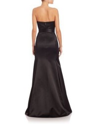Jason Wu Strapless Belted Satin Gown