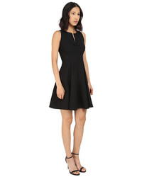 Kate Spade New York Satin Crepe Fit And Flare Dress