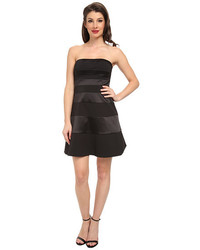 Jessica Simpson Strapless Fit And Flare Panel Dress