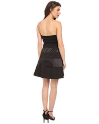 Jessica Simpson Strapless Fit And Flare Panel Dress