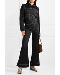 See by Chloe Satin Twill Flared Pants