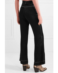 See by Chloe Satin Twill Flared Pants