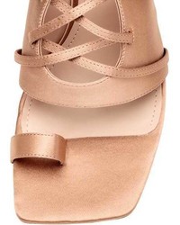 H&M Sandalettes With Lacing