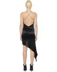Givenchy Asymmetrical Silk Satin Slip Dress