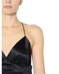 Givenchy Asymmetrical Silk Satin Slip Dress