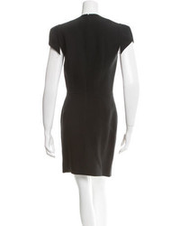 Alexandre Vauthier Satin Accented Sheath Dress W Tags