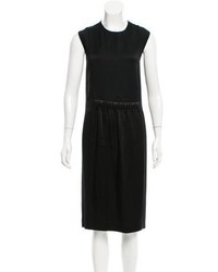 Calvin Klein Collection Satin Midi Dress