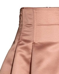 H&M Flared Satin Skirt