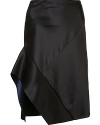 Narciso Rodriguez Contrast Trim Asymmetric Skirt