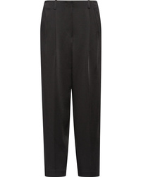The Row Firth Satin Crepe Wide Leg Pants