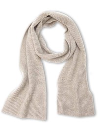 100% Cashmere Ribbed Scarf