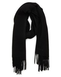 Nn07 9058 Wool Cashmere Scarf In Black At Nordstrom