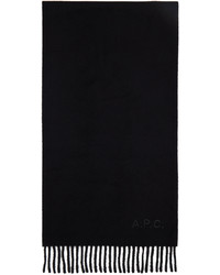 A.P.C. Black Ambroise Brode Scarf