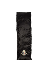 Moncler Black And White Down Scarf