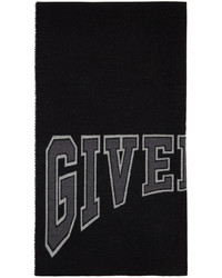 Givenchy Black College Scarf