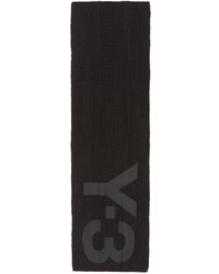 Y-3 Black Logo Scarf