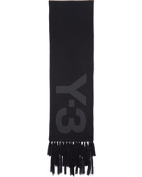 Y-3 Black Logo Scarf