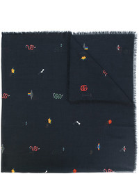 Gucci Embroidered Scarf