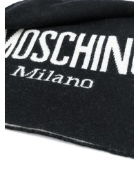 Moschino Intarsia Logo Scarf