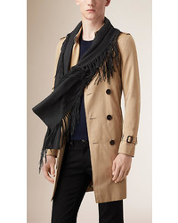 Burberry The Fringe Scarf In Cashmere