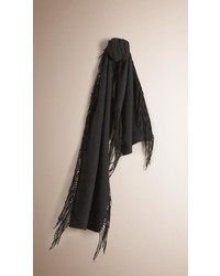 Burberry The Fringe Scarf In Cashmere