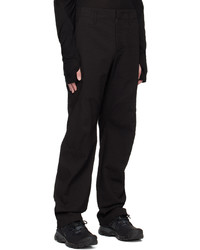 Post Archive Faction PAF Black Darted Trousers