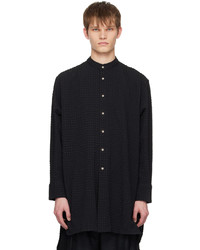 Omar Afridi Black Button Shirt