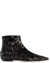 Dolce & Gabbana Bellucci Sequinned Ankle Boots
