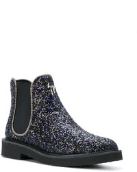 Giuseppe Zanotti Design Jaky Glitter Chelsea Boots