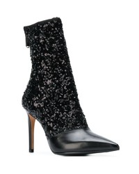 Balmain Sequinned Ankle Boots
